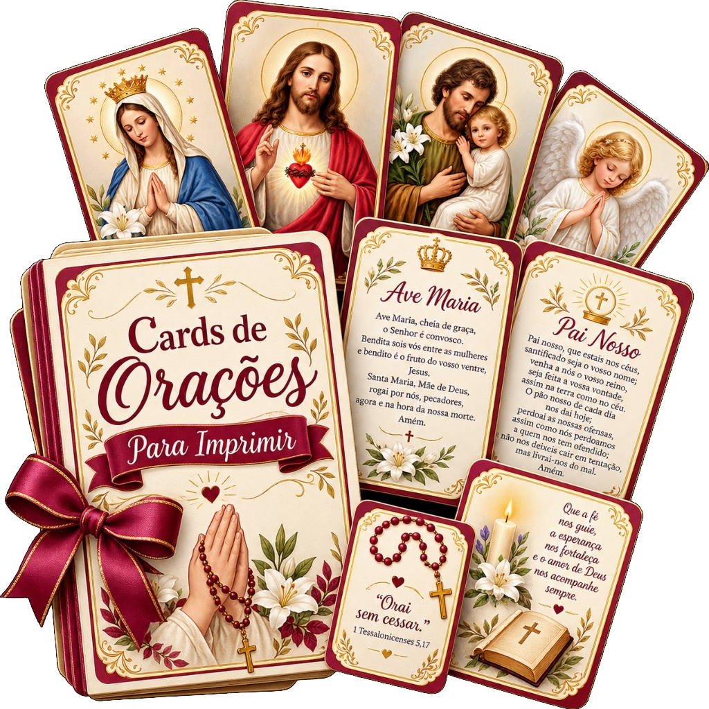 Cards de Orações Para Imprimir