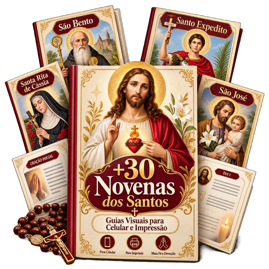 Coleção +30 Novenas dos Santos em Guias Visuais